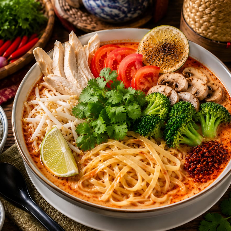 Malibu Coconut Noodle.