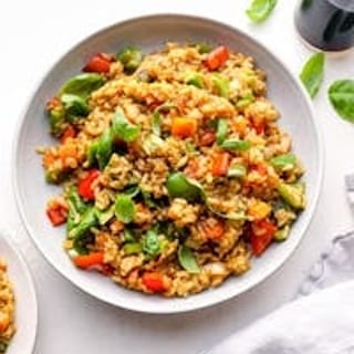 Thai Street Style Basil Fried Rice  (Gluten-free)