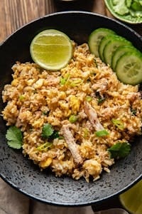 Thai Style Crab Fried Rice.