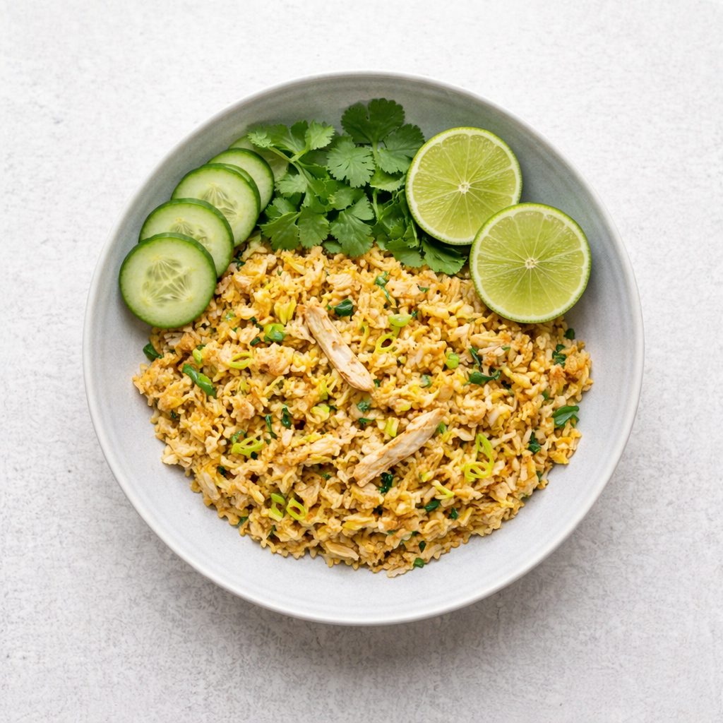 Thai Style Crab Fried Rice.