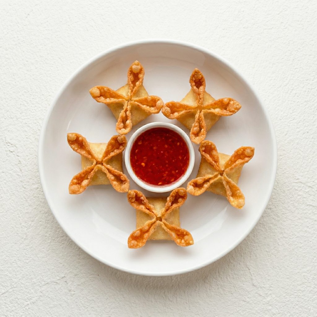 Crab Cheese Rangoon (5 Pieces).